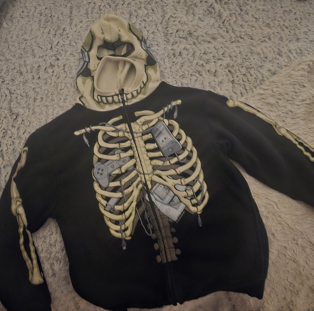 Kids Bone Crusher Hoodie With Mask